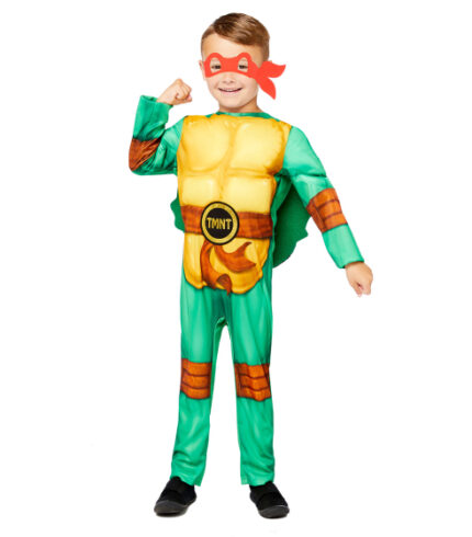 COSTUME TEENAGE MUTANT NINJA TURTLES BOYS 3-12 YEARS