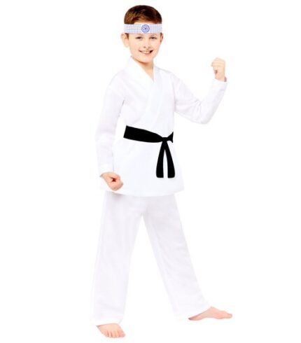 COSTUME MIYAGI DE KARATE KIDS 4-12 YEARS