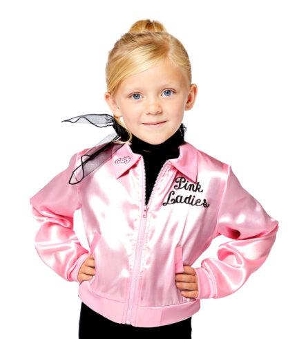 COSTUME GREASE PINK LADY JACKET 4-12 YEARS