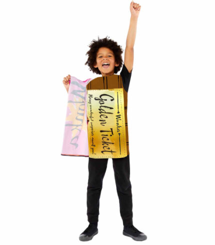 GOLDEN TICKET WONKA BAR KIDS M/L