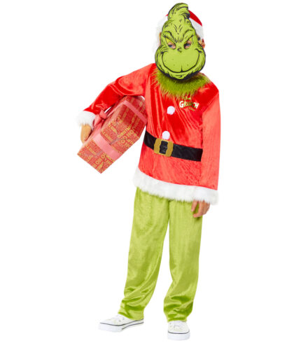 COSTUME DR. SEUSS THE GRINCH CHILD SIZE 3-12 YEARS