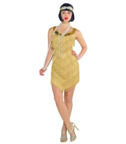 Champagne Flapper Dress