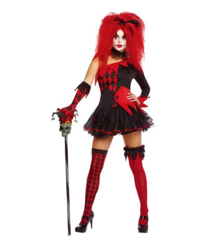 Costume Jesterina Clown Women’s Size 8-16