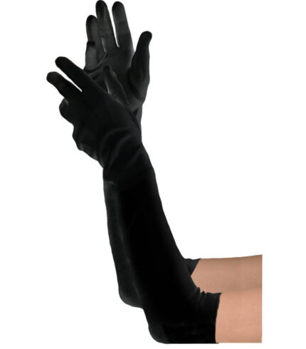 Long Black Gloves