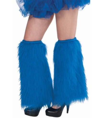 Plush Leg Warmers – Blue