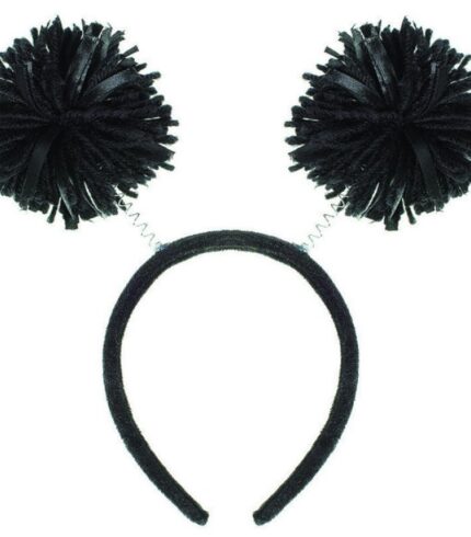 Pom Pom Headbopper – Black