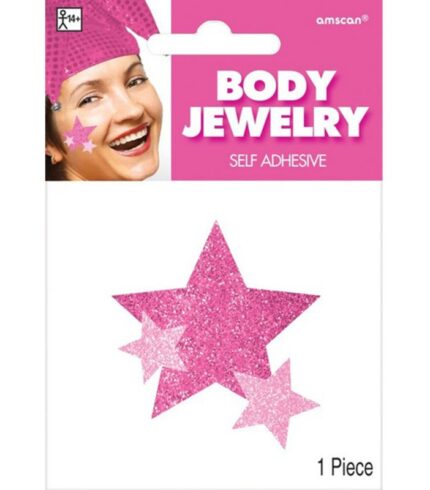 Body Jewelry Stars – Pink