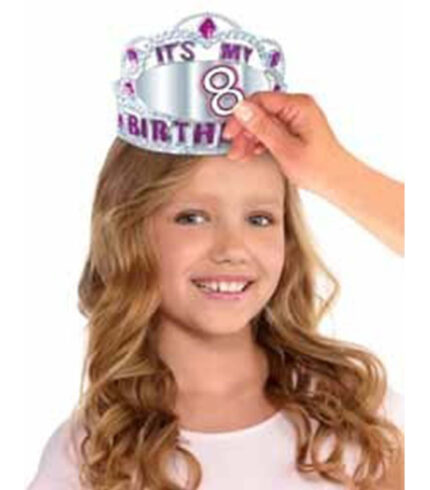 Customisable Age Birthday Tiara Plastic