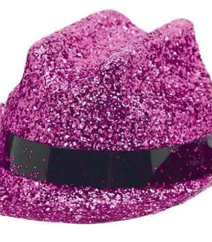 Mini Glitter Cowboy Hat – Pink