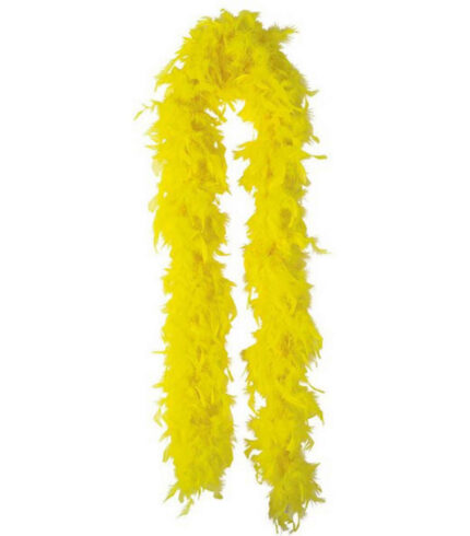 Feather Boa – Yellow