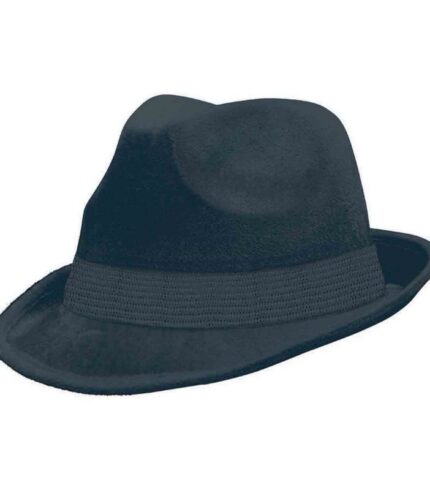 Fedora Velour Hat – Black