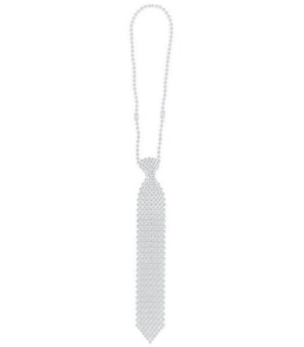 Tie Necklace – Silver