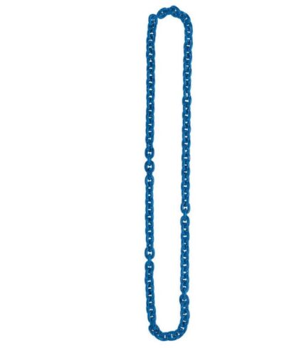 Chain Link Necklace – Blue