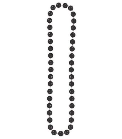 Jumbo Ball Bead Necklace – Black