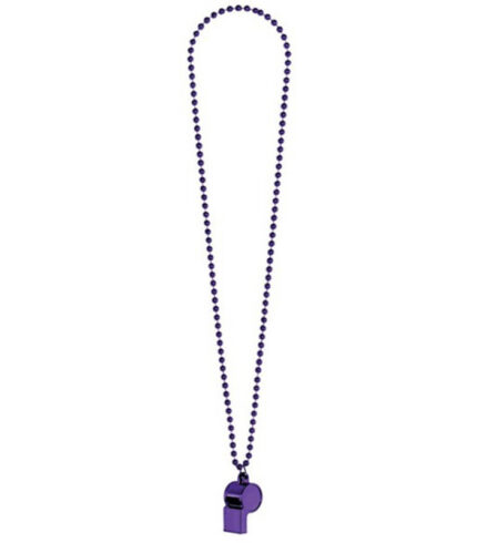 Whistle On Chain Necklace – Purple