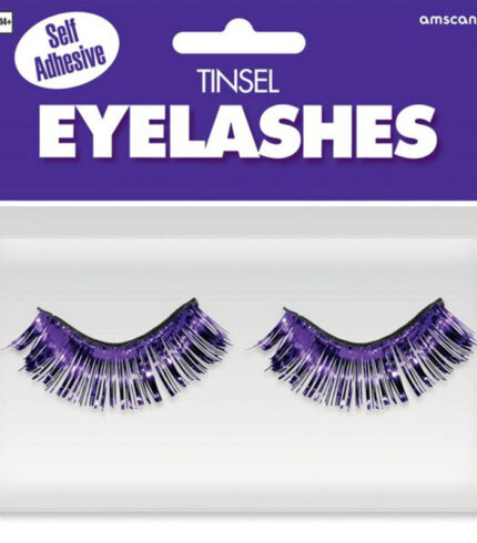 Tinsel Eyelashes – Purple