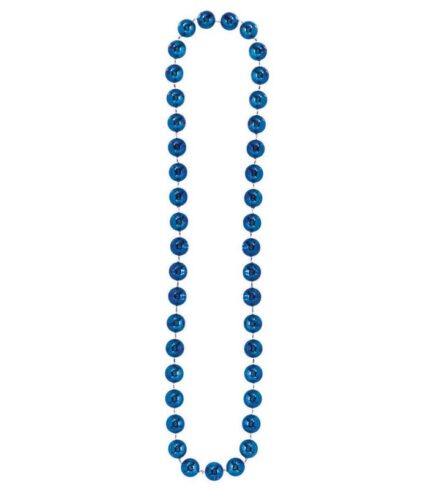 Jumbo Ball Bead Necklace – Blue