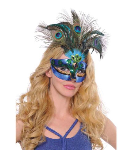 Peacock Feather Mask