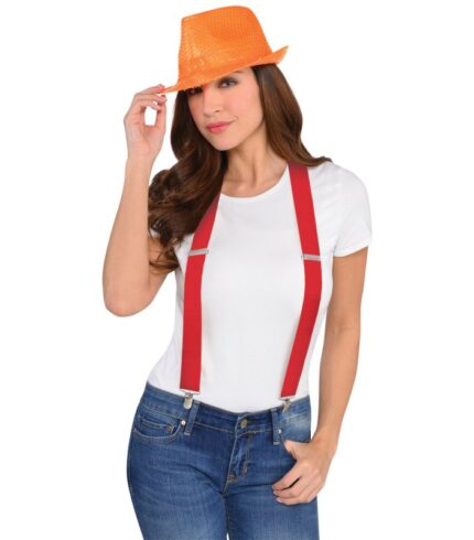 Suspenders – Red