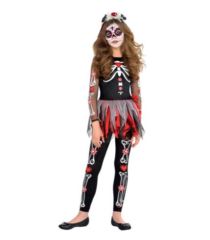 Costume Scared to the Bone Girls 5-7 Years