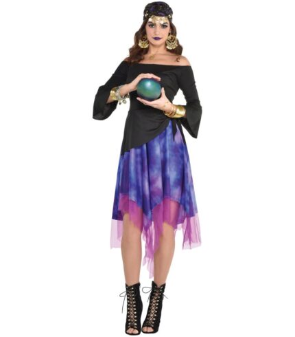 Fortune Teller High-Low Dress