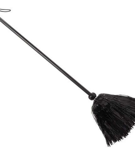 Tinsel Witch Black Broom