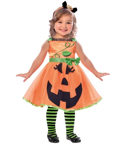 Costume Cute Pumpkin Girls 2-6 Years