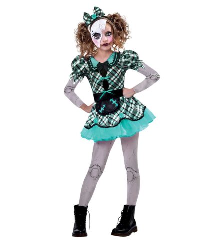 Costume Dark Doll Girls 12-14 Years