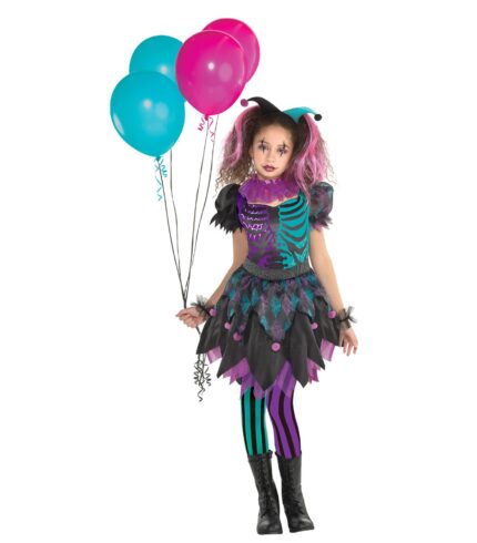 Costume Haunted Harlequin Girls 6-14 Years