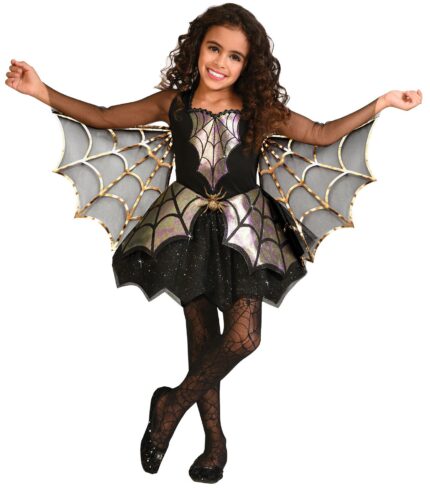 Costume Spider Girl Iridescent 4-14 Years