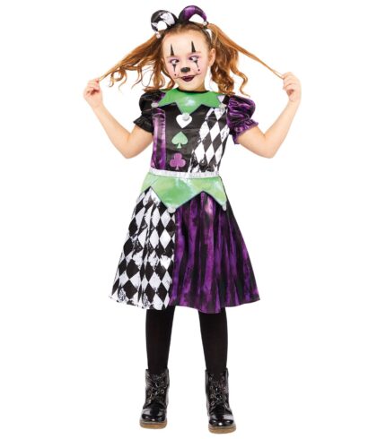 Costume Jester Girl 4-10 Years