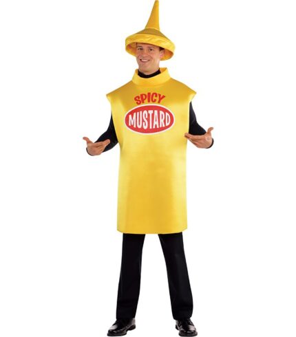 Costume Mustard Bottle Standard Size