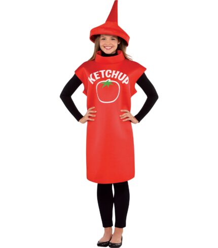 Costume Ketchup Bottle Standard Size