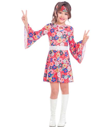 Costume Miss 60’s Girls 6-14 Years