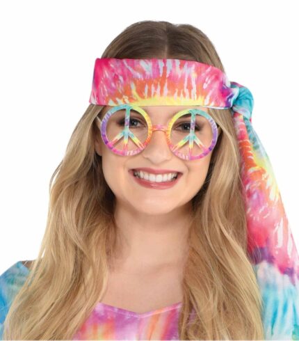 Groovy 60’s Peace Sign Large Glasses