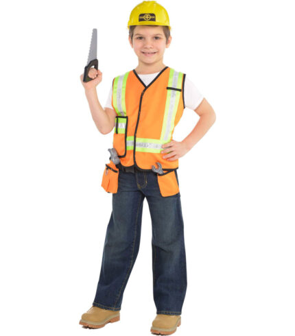 Construction Worker Costume Kit 4-6 yrs