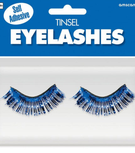 Tinsel Eyelashes – Blue