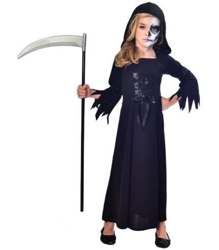 Costume Grim Reaper Girls 5-12 Years