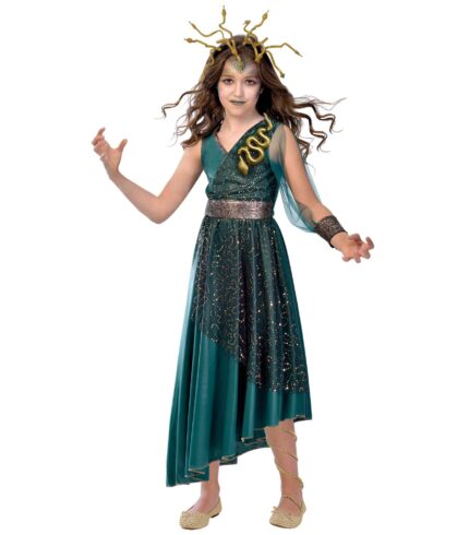 Costume Medusa Girls 6-12 Years