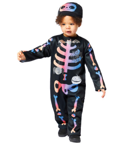 Costume Ombre Skeleton Girls 2-6 Years