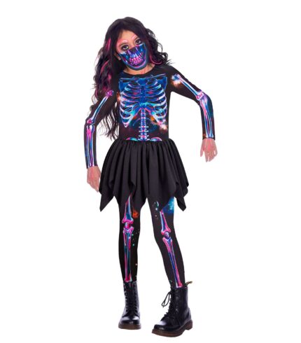 Costume Skeleton Girls 4-14 Years