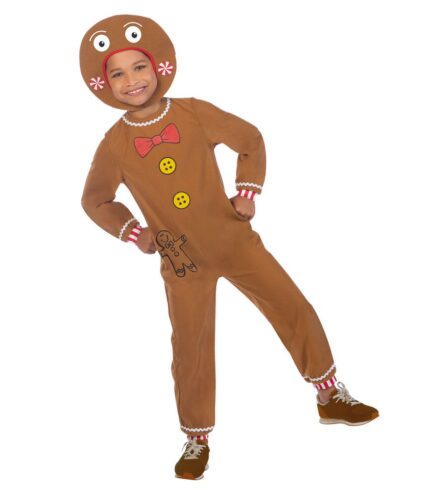 Costume Gingerbread Man Child 3-10 Years