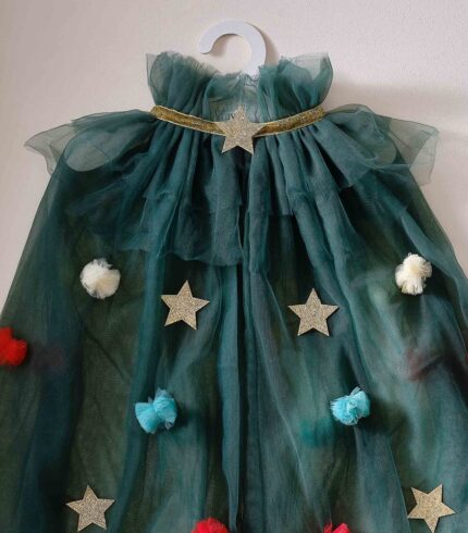 Fancy Dress Christmas Tree Costume Cape