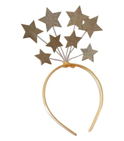 Fancy Dress Gold Star Christmas Headband