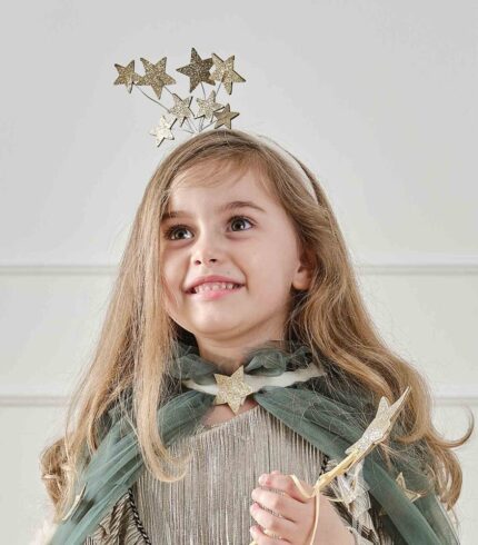 Fancy Dress Gold Star Christmas Headband