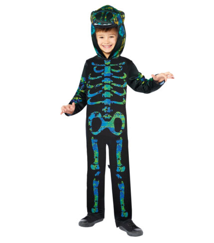 Costume Skeleton Dino 3-12 Years