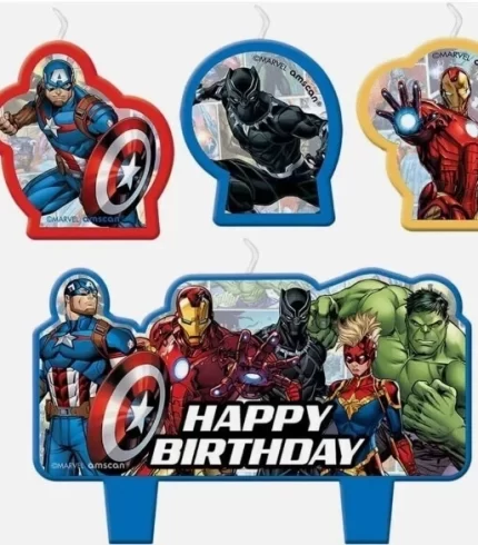 Set Marvel Avengers Birthday Candle C26