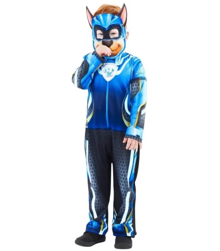 Costume Chase Paw Patrol The Mighty Movie 3-4 Yrs Glow In The Dark Jumpsuit