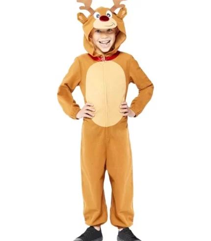 Reindeer Unisex Child Christmas Xmas Jumpsuit 3-4Y Costume Mascot
