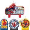 Spiderman Birthday Candle Set (Pack of 4)